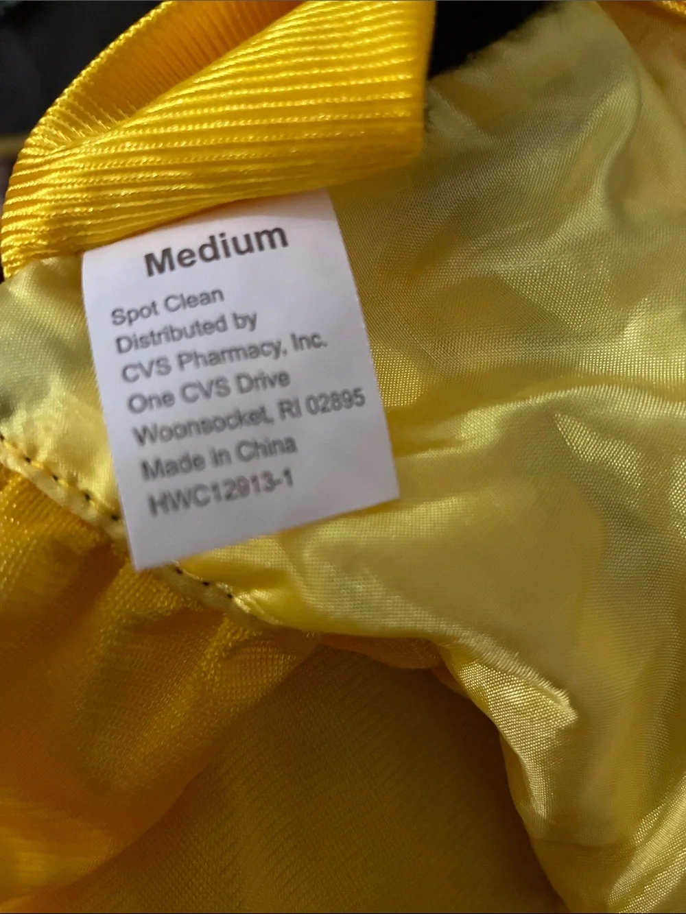 Yellow Bee Dog Costume Dress with Silver Wings - Kids